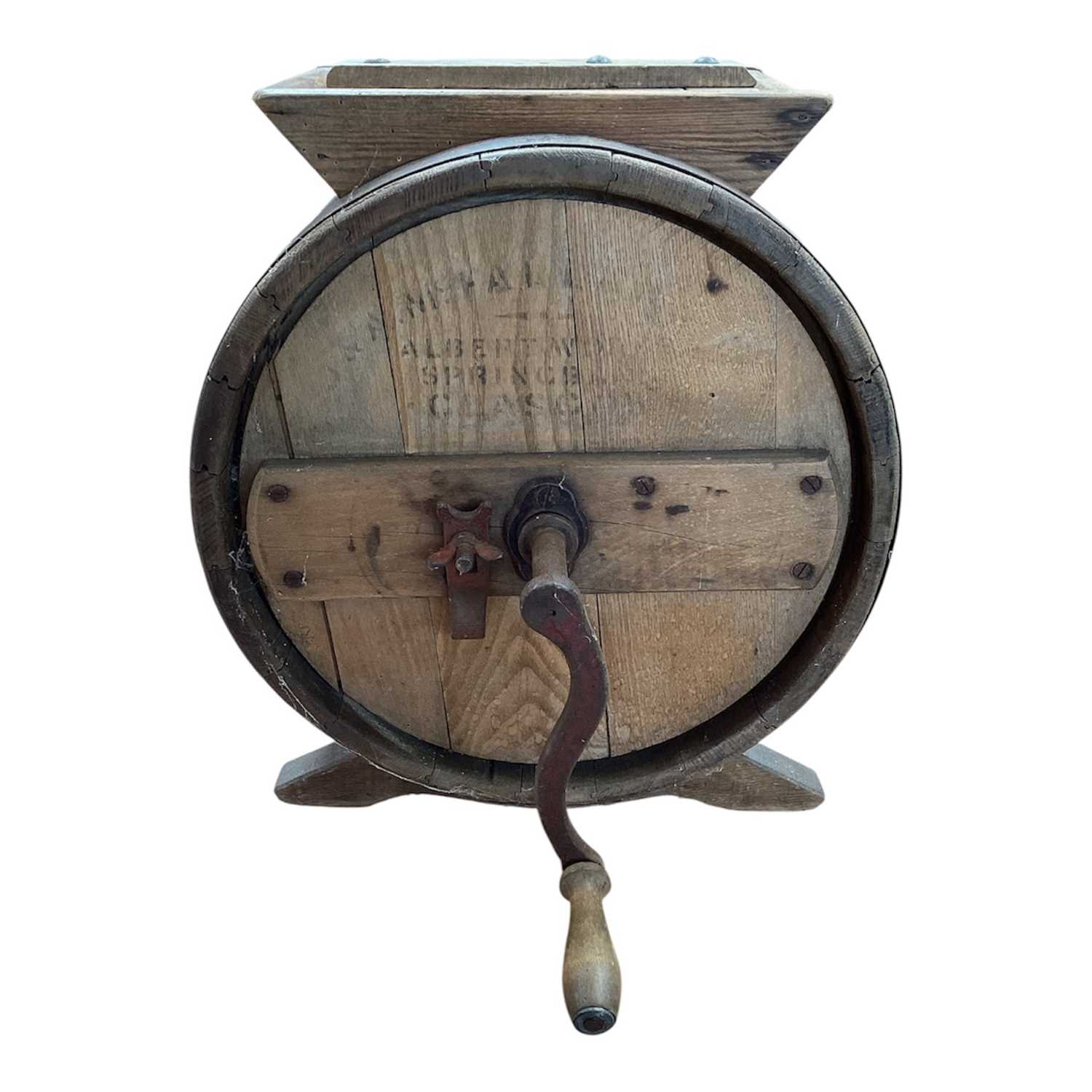 Lot 5162 - Mc Farland drum butter churn