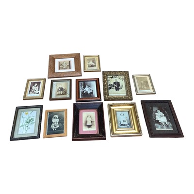 Lot 5144 - Collection of mostly Edwardian framed photographs and cartes de visite