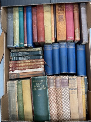 Lot 5242 - 19th and 20th century books, mostly fiction, including leather bindings