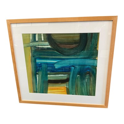 Lot 1126 - Lenore Howard (contemporary) oil on board, abstract, homage to Ivon Hitchens