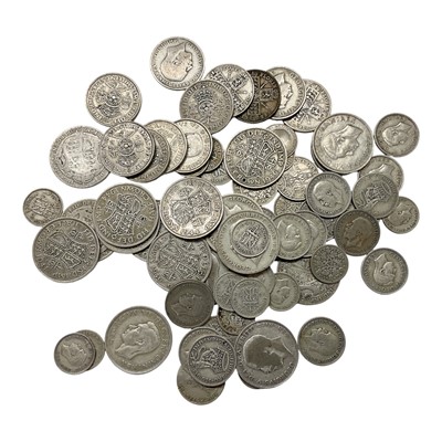 Lot 408 - World - Mixed coinage to include G.B. pre 1947 silver