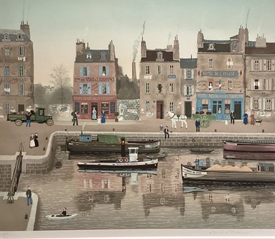 Lot 330 - Michel Delacroix (b. 1933) limited edition signed lithograph, La Belle de Jour, 60cm x 72cm, with mount, unframed