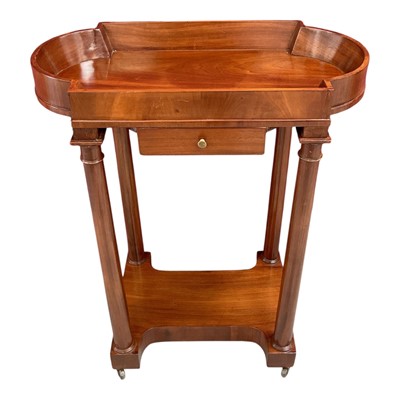 Lot 1427 - Antique French mahogany vide poche