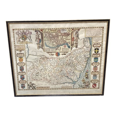 Lot 5200 - Group of mixed pictures including maps
