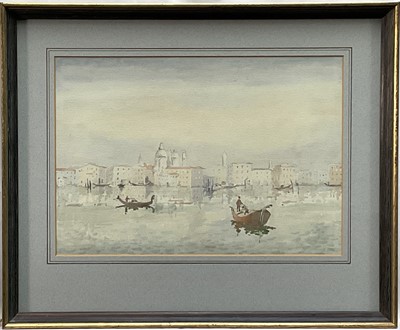 Lot 127 - English School, 20th century, watercolour, Venice, 24cm x 35cm, mounted in glazed frame