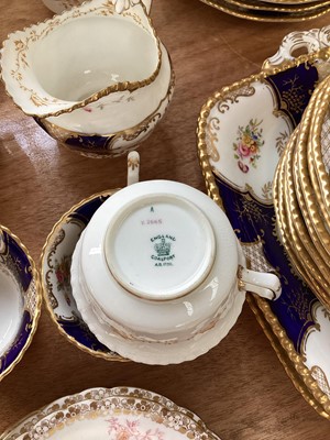 Lot 5001 - Coalport floral decorated teaset and a Doulton Chelsea pattern tea set