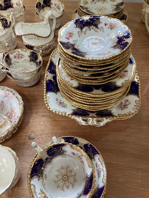 Lot 5001 - Coalport floral decorated teaset and a Doulton Chelsea pattern tea set