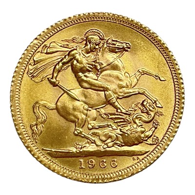Lot 471 - G.B. - Gold Sovereign Elizabeth II 1966 UNC (1 coin)