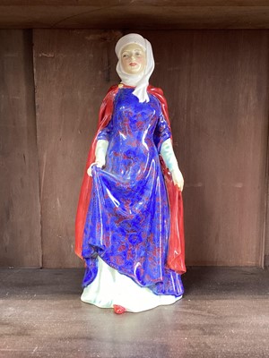 Lot 5281 - Royal Doulton Eleanor of Provence figure, 24.5cm tall