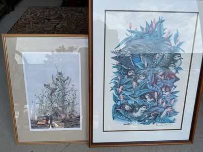Lot 5220 - Group of pencil signed limited edition animal prints, by Michael Warren, Keith Shackleton, Jane Neville, David Binns, etc, and other pictures