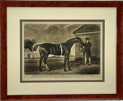 Lot 123 - George Stubbs, contemporary print after the antique mezzotint - Eclipse, in glazed frame
