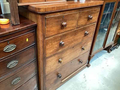 Lot 5378 - Victorian mahogany chest of drawers, 104cm wide x 49cm deep x 117cm tall