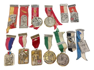 Lot 767 - Collection of Swiss Shooting Association and related medals, (13).