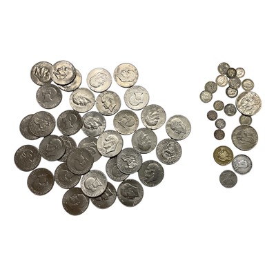 Lot 406 - World - Mixed coins & banknotes