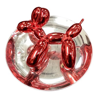 Lot 855 - Jeff Koons balloon dog porcelain plate. A.F.