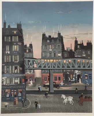 Lot 331 - Michel Delacroix (b. 1933) limited edition signed lithograph, Sept heures, 192/200, with mount, unframed