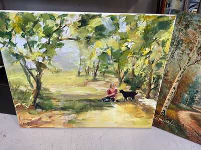 Lot 5174 - Group of 17 pictures to include oils on canvas