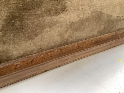 Lot 5172 - Italian oil on canvas in gilt frame 'The Last Supper' signed and dated