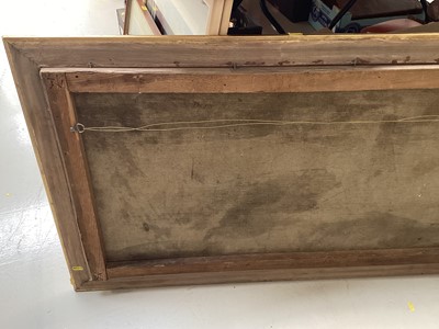 Lot 5172 - Italian oil on canvas in gilt frame 'The Last Supper' signed and dated