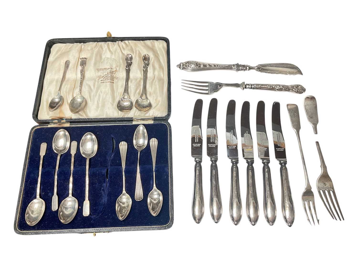 Lot 101 - Group of silver flatware