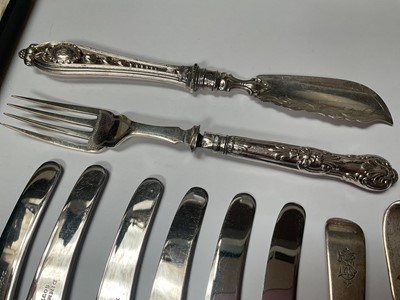 Lot 101 - Group of silver flatware