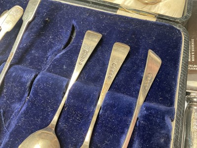 Lot 101 - Group of silver flatware