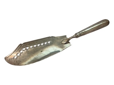 Lot 155 - Group of Georgian silver and a Continental white metal basket (5)