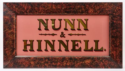 Lot 875 - Victorian style gilt emblazoned sign