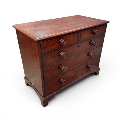 Lot 1445 - George III mahogany chest of drawers