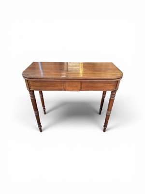Lot 5300 - 19th century mahogany tea table