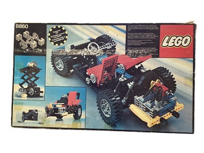 Lot 1833 - Lego (c1980) Expert Builder Car Chassis Technic Set, boxed ~ 8860 (previously constructed and not sealed) (1)