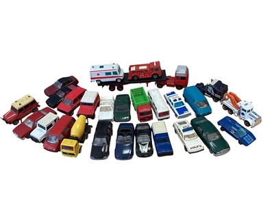 Lot 1852 - Days Gone diecast and other vehicles, plus WWII constructed aircraft and vehicles (1 box)