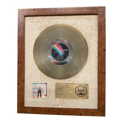 Lot 2712 - Elton John gold disk