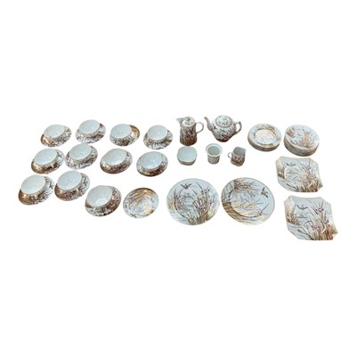 Lot 78 - Japanese Kutani eggshell teaset