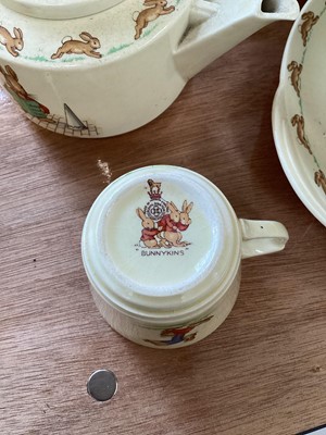 Lot 5002 - Royal Doulton Bunnykins tea service