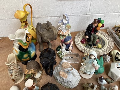Lot 5044 - Collection of ceramics to include Coalport figures, Royal Doulton figures, Whimsies, etc