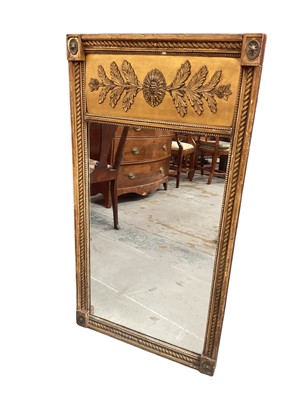 Lot 1444 - Regency giltwood pier mirror