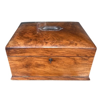 Lot 5009 - Victorian mahogany sewing box