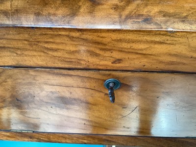 Lot 5009 - Victorian mahogany sewing box