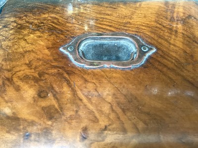 Lot 5009 - Victorian mahogany sewing box