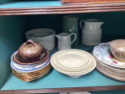 Lot 5010 - Collection of ceramics to include Wedgwood teaset, Herend plate etc