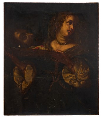 Lot 1014 - After Carlo Dolci (1616-1686) oil on canvas - Judith and Holofernes, 89cm x 75cm, unframed