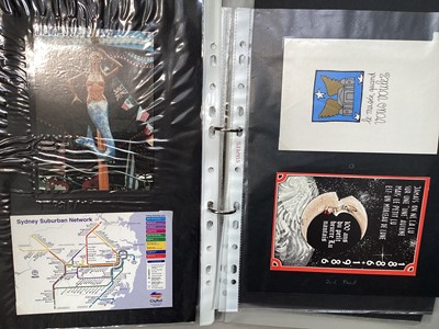 Lot 5014 - Three albums of postcards, erotic, French albums etc