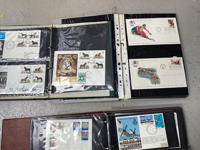 Lot 5016 - Four albums of FDCs, Concorde, World Cup, Olympics etc