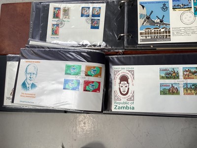 Lot 5016 - Four albums of FDCs, Concorde, World Cup, Olympics etc