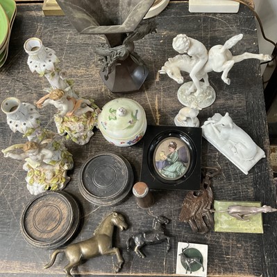 Lot 181 - Group of ceramics and sculpture