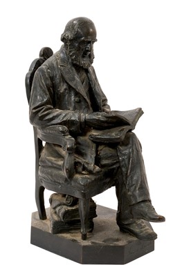 Lot 889 - Bronze of a man