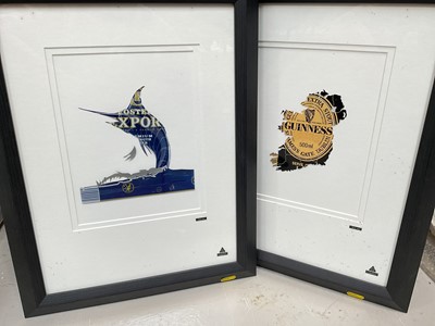 Lot 5161 - Martin Allen 'Can Art' four glazed pictures