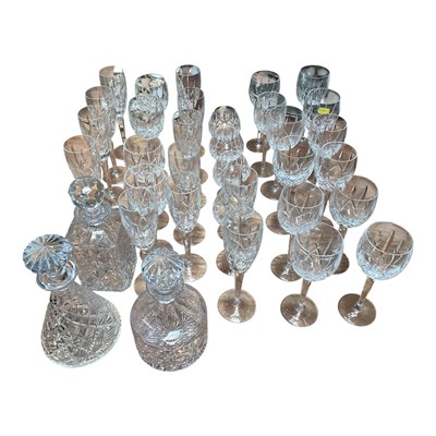 Lot 5136 - Waterford 'Lismore' pattern cutlery glass table service