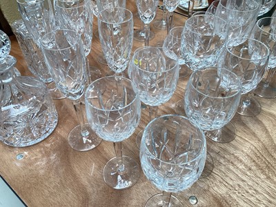 Lot 5136 - Waterford 'Lismore' pattern cutlery glass table service